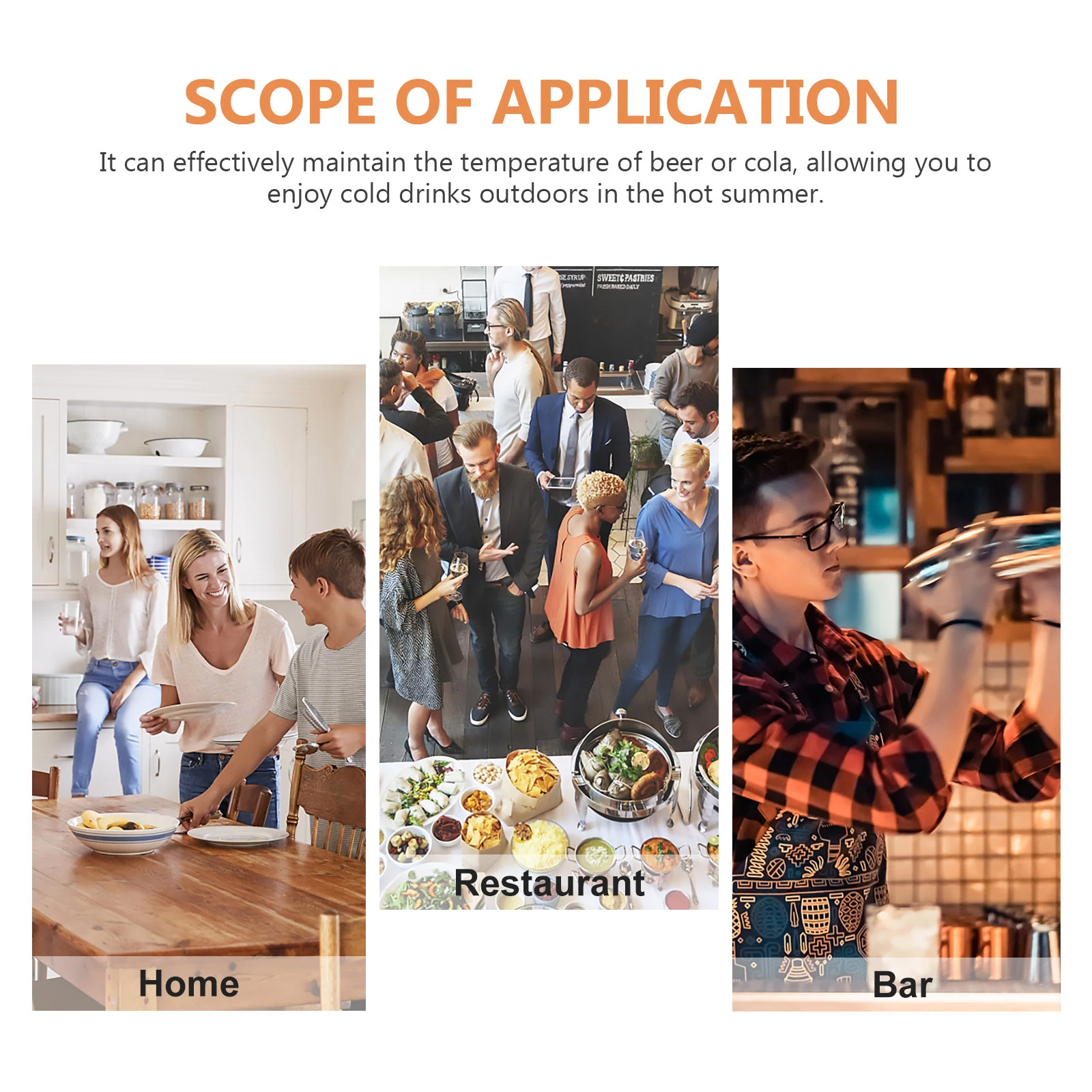 1pc Insulated Beer Bottle Cover Portable Cooling Holder Outdoor Sports Stainless Steel Vacuum Can Cover Kitchen Bar
1pc Insulated Beer Bottle Cover Portable Cooling Holder Outdoor Sports Stainless Steel Vacuum Can Cover Kitchen Bar