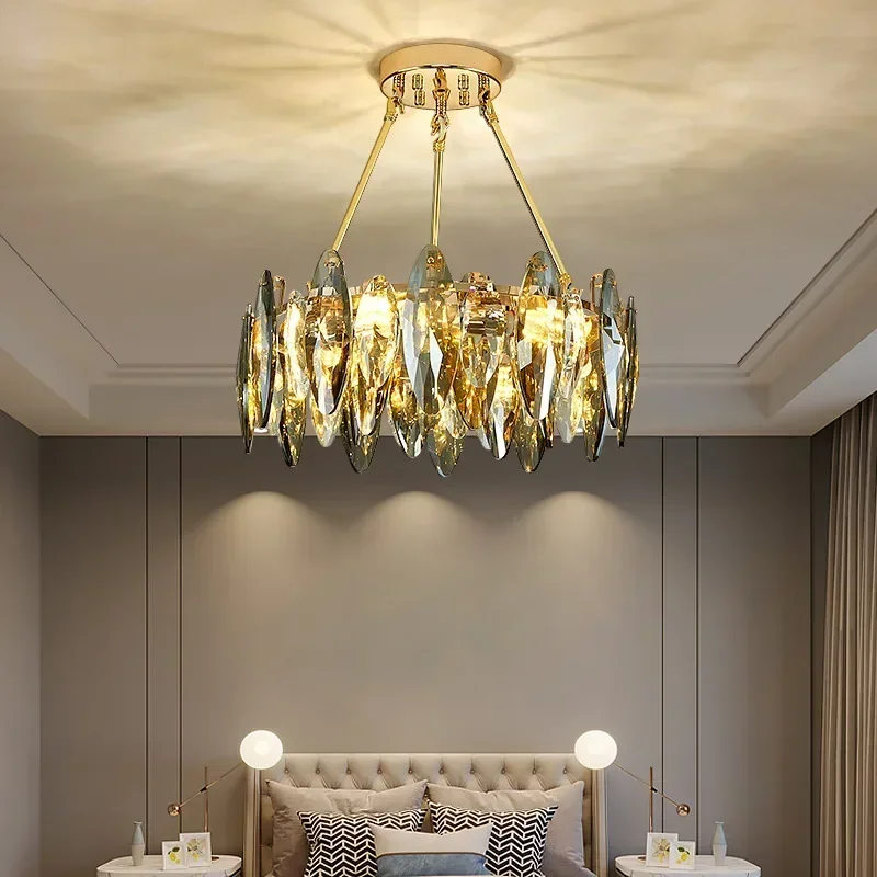 Crystal Chandelier Pendant Lights Ceiling Lamp Modern Living Room Pendant Lights Home Decoration Indoor Lighting Las Luces LLPL
Crystal Chandelier Pendant Lights Ceiling Lamp Modern Living Room Pendant Lights Home Decoration Indoor Lighting Las Luces LLPL
