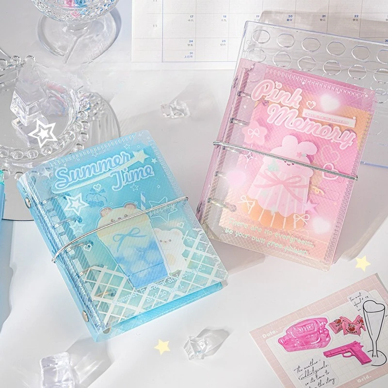 100sheet Kawaii Cartoon M5 Notebook Adorable Animal Print Refillable Journal Aesthetic Colorful Page Pocket Diary for Girl
100sheet Kawaii Cartoon M5 Notebook Adorable Animal Print Refillable Journal Aesthetic Colorful Page Pocket Diary for Girl