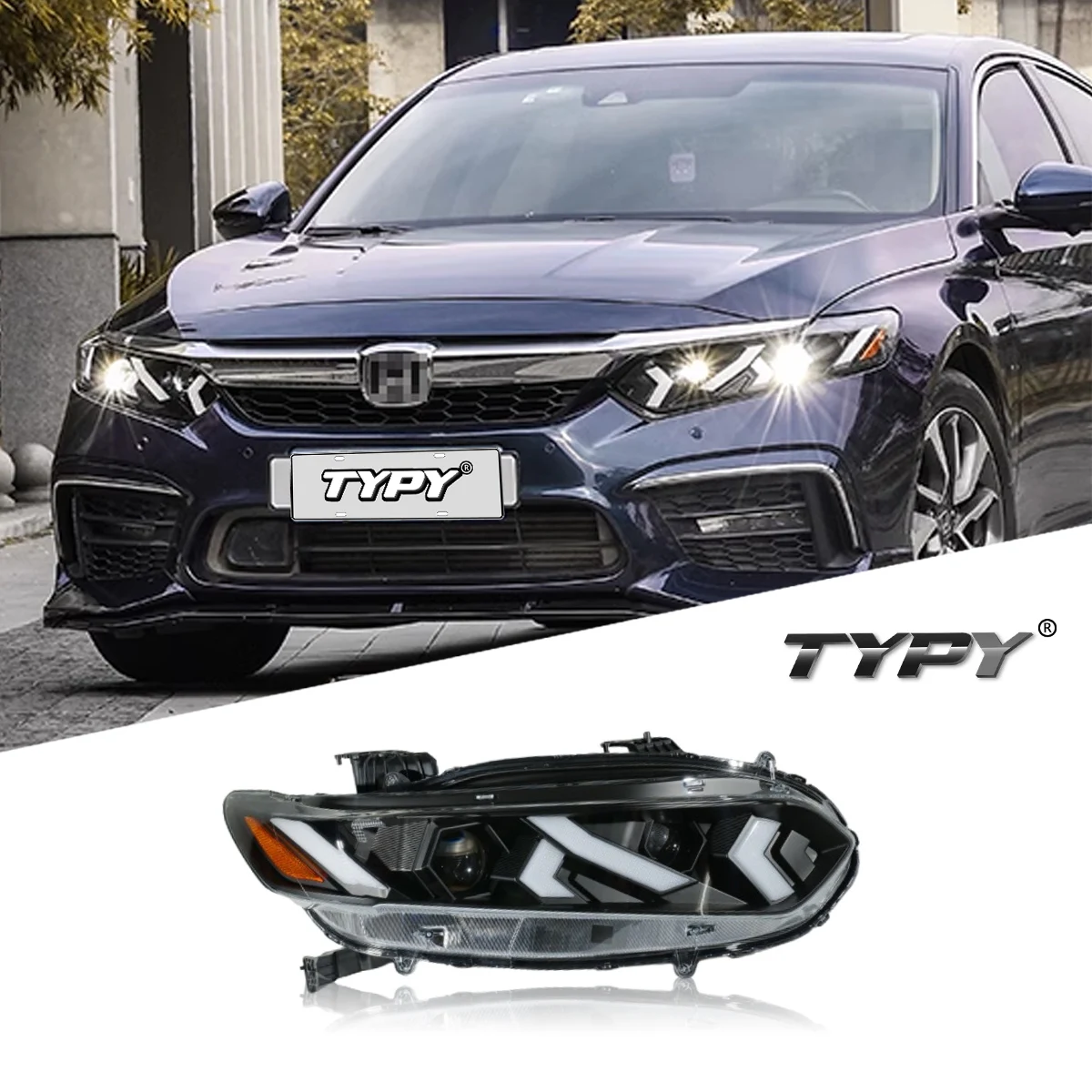 TYPY автомобильная фара для Honda Accord 10th 2018-2022, обновленная модифицированная новая DRL динамический указатель поворота, светодиодная фара, автоаксессуары
TYPY автомобильная фара для Honda Accord 10th 2018-2022, обновленная модифицированная новая DRL динамический указатель поворота, светодиодная фара, автоаксессуары