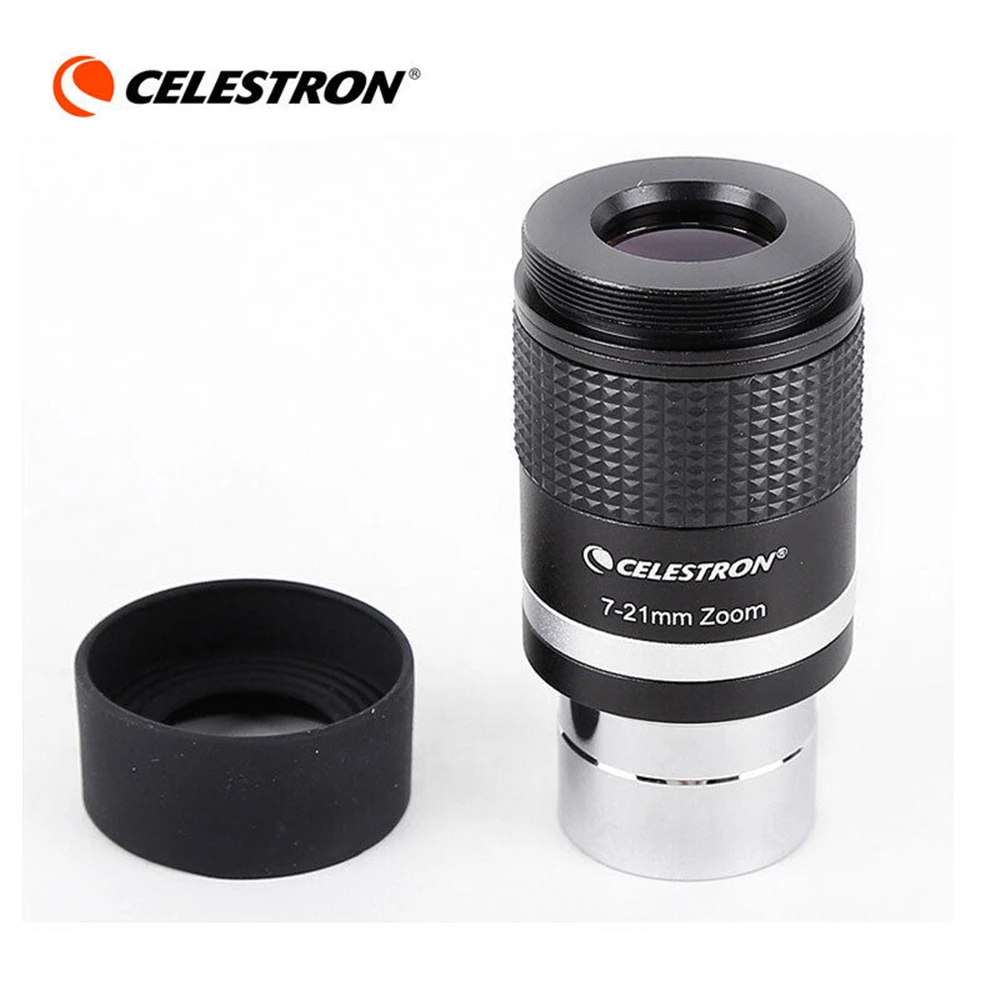 1,25-дюймовый окуляр Celestron 7–21 мм с многослойным зумом, аксессуары для астрономических телескопов
1,25-дюймовый окуляр Celestron 7–21 мм с многослойным зумом, аксессуары для астрономических телескопов