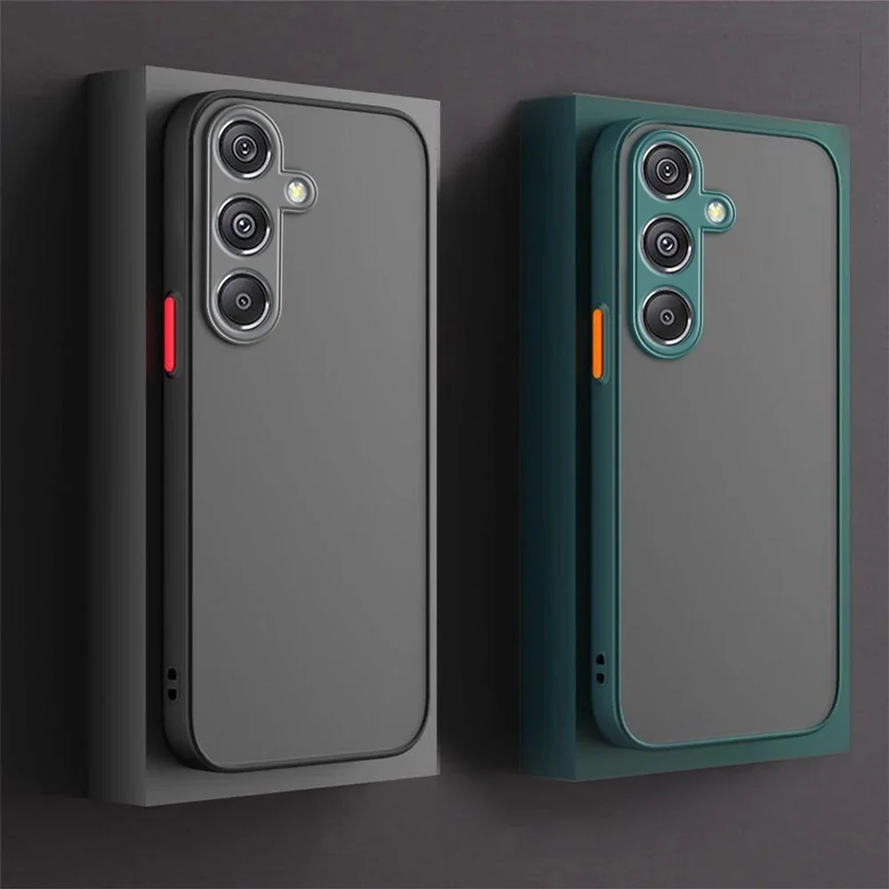 Shockproof Armor Silicone Hard PC Matte Back Phone Case For Samsung Galaxy A55 A54 A34 A15 5G A05 4G Cover Protect Funda
Shockproof Armor Silicone Hard PC Matte Back Phone Case For Samsung Galaxy A55 A54 A34 A15 5G A05 4G Cover Protect Funda
