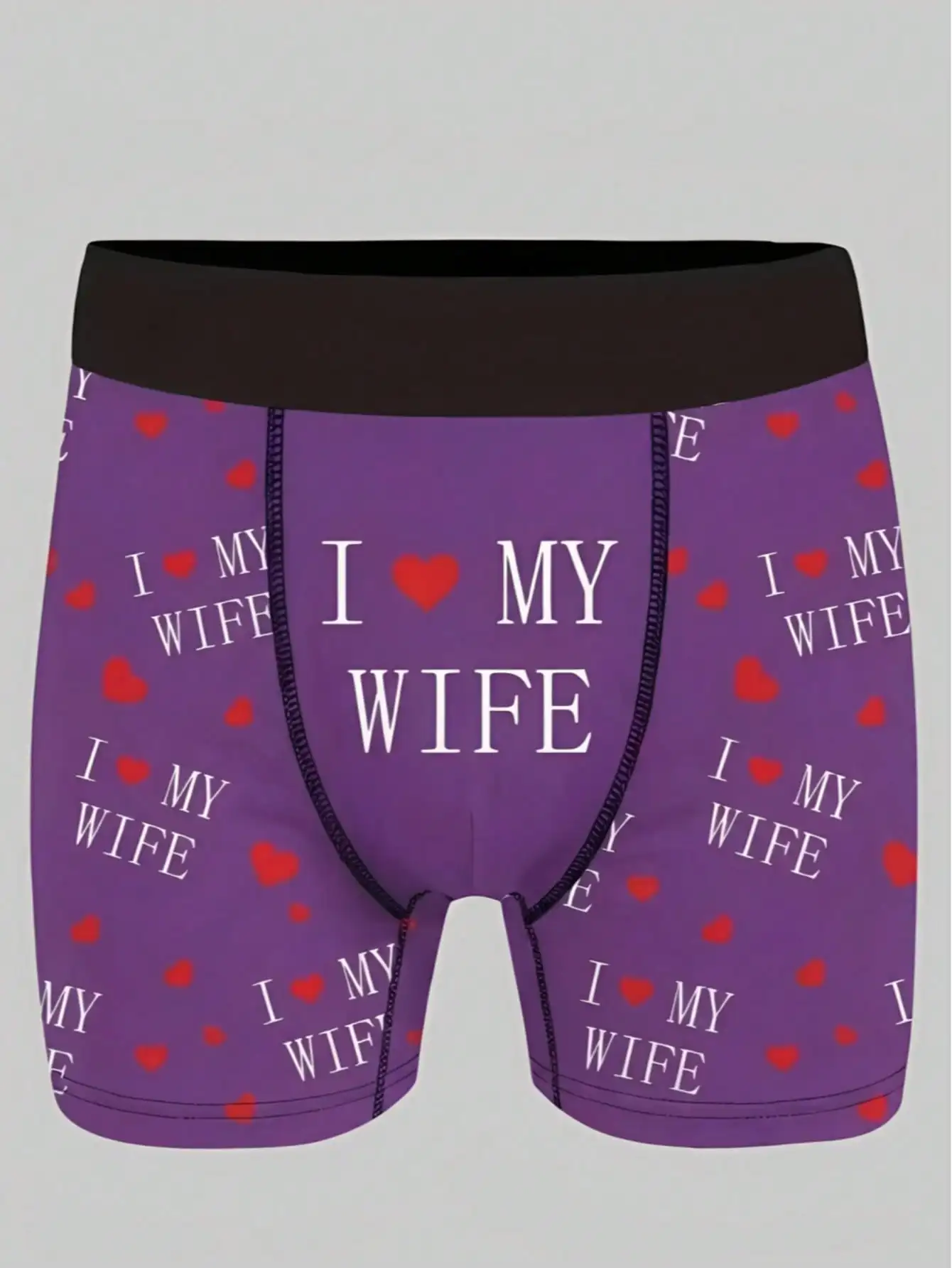 Mens I Love My Wife Print Boxer Briefs Soft Polyester Stretch Underwear
Mens I Love My Wife Print Boxer Briefs Soft Polyester Stretch Underwear
