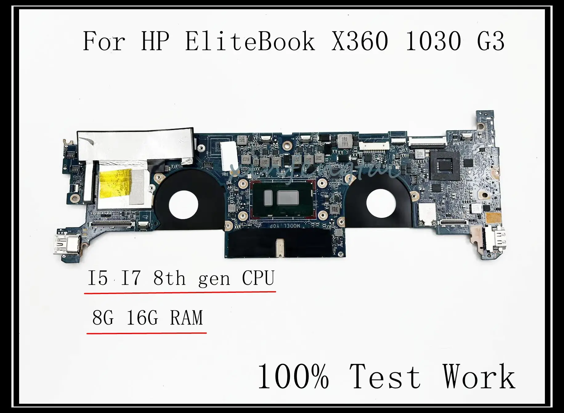 DA0Y0PMBAF0 DA0Y0PMBAE0 For HP EliteBook X360 1030 G3 Laptop Motherboard With I5 I7 8th gen CPU 8G 16G RAM 100% Test Work
DA0Y0PMBAF0 DA0Y0PMBAE0 For HP EliteBook X360 1030 G3 Laptop Motherboard With I5 I7 8th gen CPU 8G 16G RAM 100% Test Work