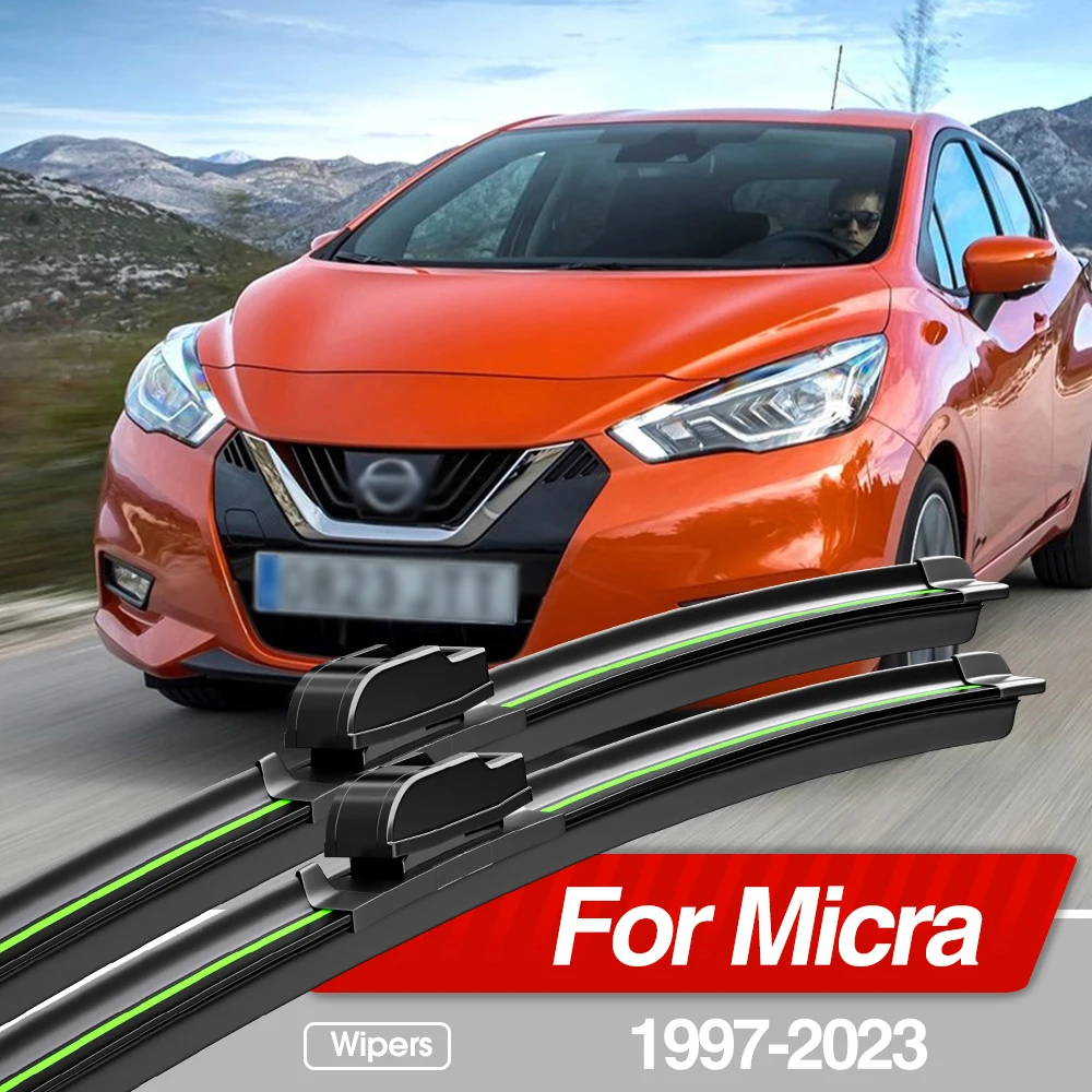 For Nissan Micra K11 K12 K113 K14 1997-2023 Front Windshield Wiper Blades 2pcs Windscreen Window Accessories 2002 2007 2010 2015
For Nissan Micra K11 K12 K113 K14 1997-2023 Front Windshield Wiper Blades 2pcs Windscreen Window Accessories 2002 2007 2010 2015