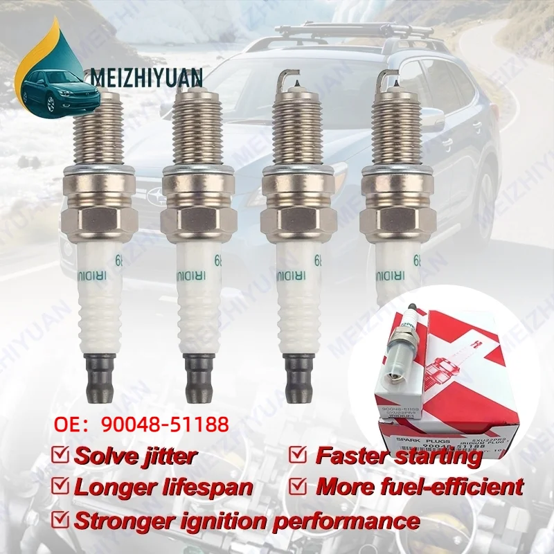 4/8PCS Iridium Spark Plug For Toyota Avanza Daihatsu Passo YRV Vois Terios Sirion 1.3L 9004851188 IZR6G11 90048-51188 SXU22PR9
4/8PCS Iridium Spark Plug For Toyota Avanza Daihatsu Passo YRV Vois Terios Sirion 1.3L 9004851188 IZR6G11 90048-51188 SXU22PR9