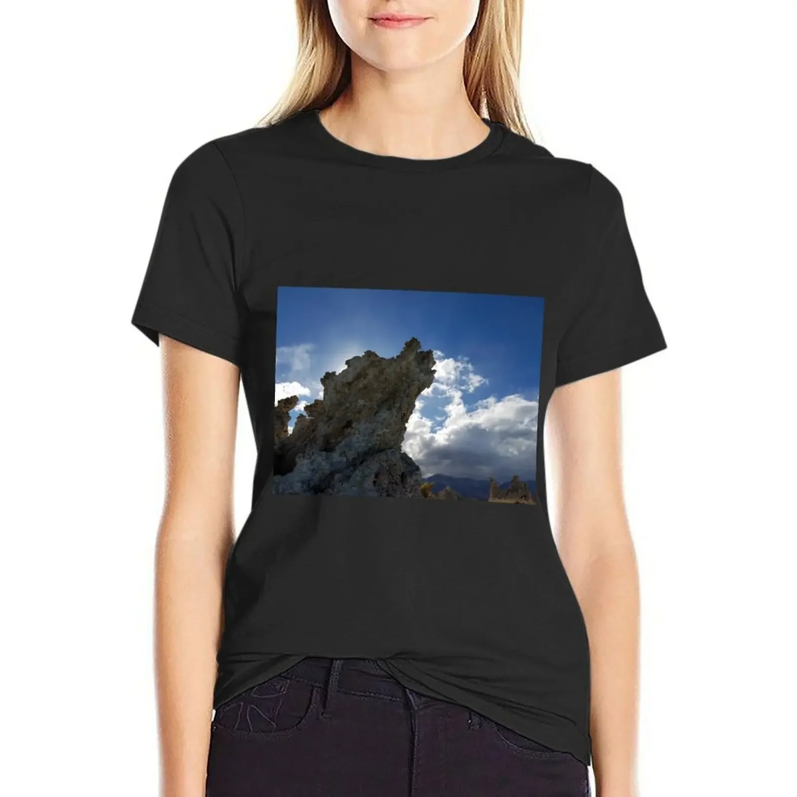 Tufa with Clouds #2 T-Shirt lady clothes animal print graphics customizeds white t-shirt dress for Women sexy
Tufa with Clouds #2 T-Shirt lady clothes animal print graphics customizeds white t-shirt dress for Women sexy