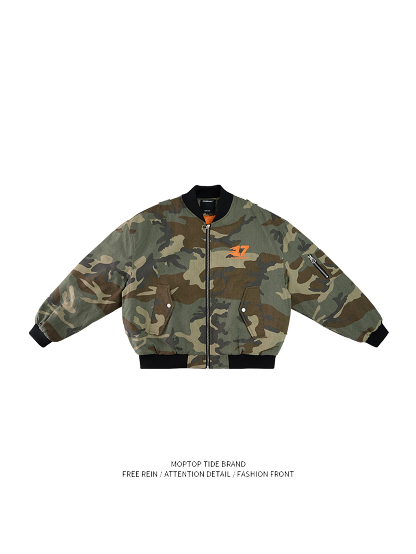 American Camouflage Workwear Cotton Jaet Men's Winter Thiened Zipper Casual Loose Cotton Clothes Faionable Brand
American Camouflage Workwear Cotton Jaet Men's Winter Thiened Zipper Casual Loose Cotton Clothes Faionable Brand