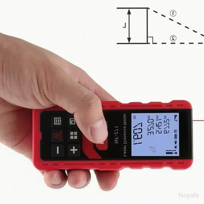 Noyafa 70M laser distance meter with stable accurate ranging function, widely used in engineering room survey work NF-271
Noyafa 70M laser distance meter with stable accurate ranging function, widely used in engineering room survey work NF-271