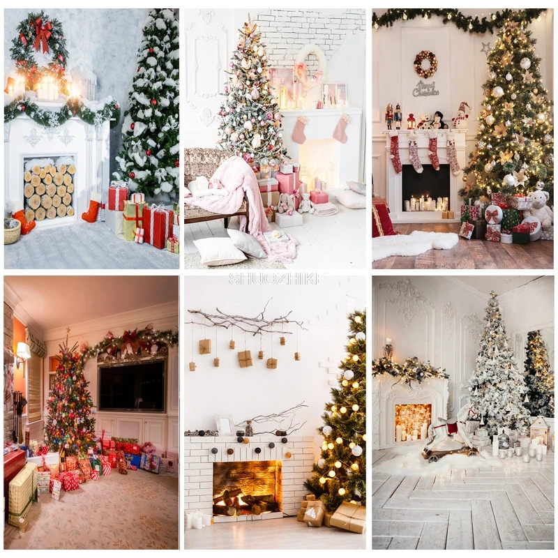 Photorealistic Fabric Christmas Day Photography Backdrops Prop Christmas Tree Fireplace Photographic Background Cloth CHM-019
Photorealistic Fabric Christmas Day Photography Backdrops Prop Christmas Tree Fireplace Photographic Background Cloth CHM-019