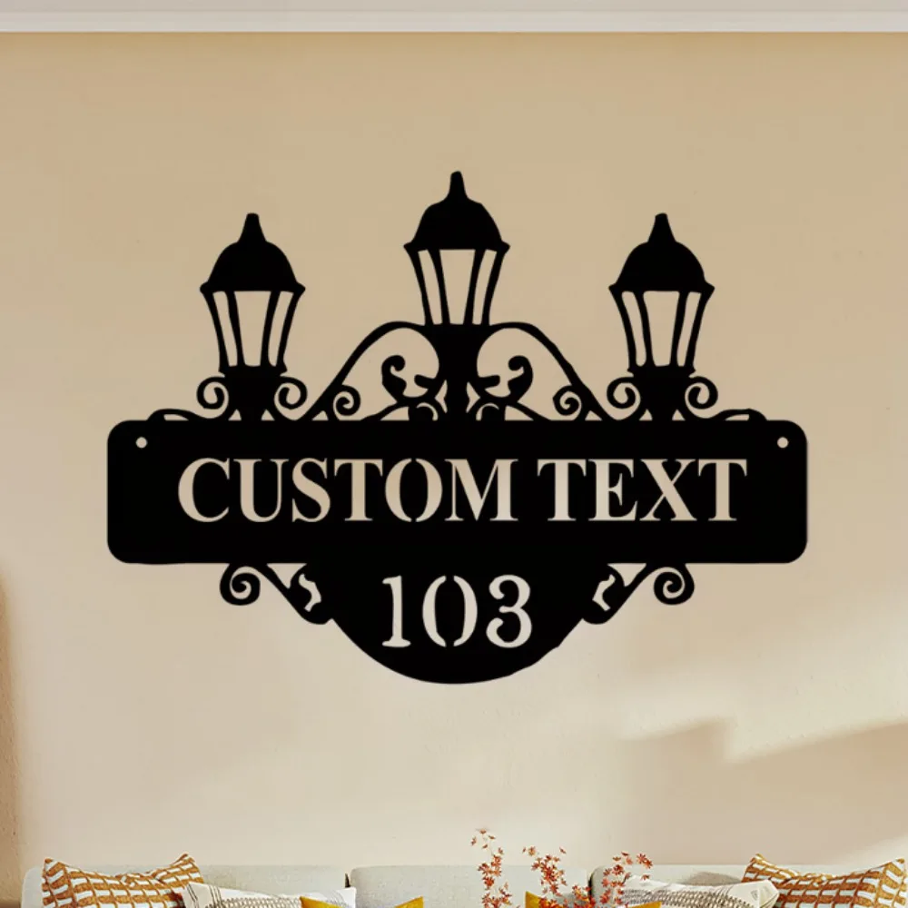 Distinct Custom Metal House Numbers Featuring Lamp Design Rustic Wall Decoration with Lawn Stake or Mount for Home Yard
Distinct Custom Metal House Numbers Featuring Lamp Design Rustic Wall Decoration with Lawn Stake or Mount for Home Yard