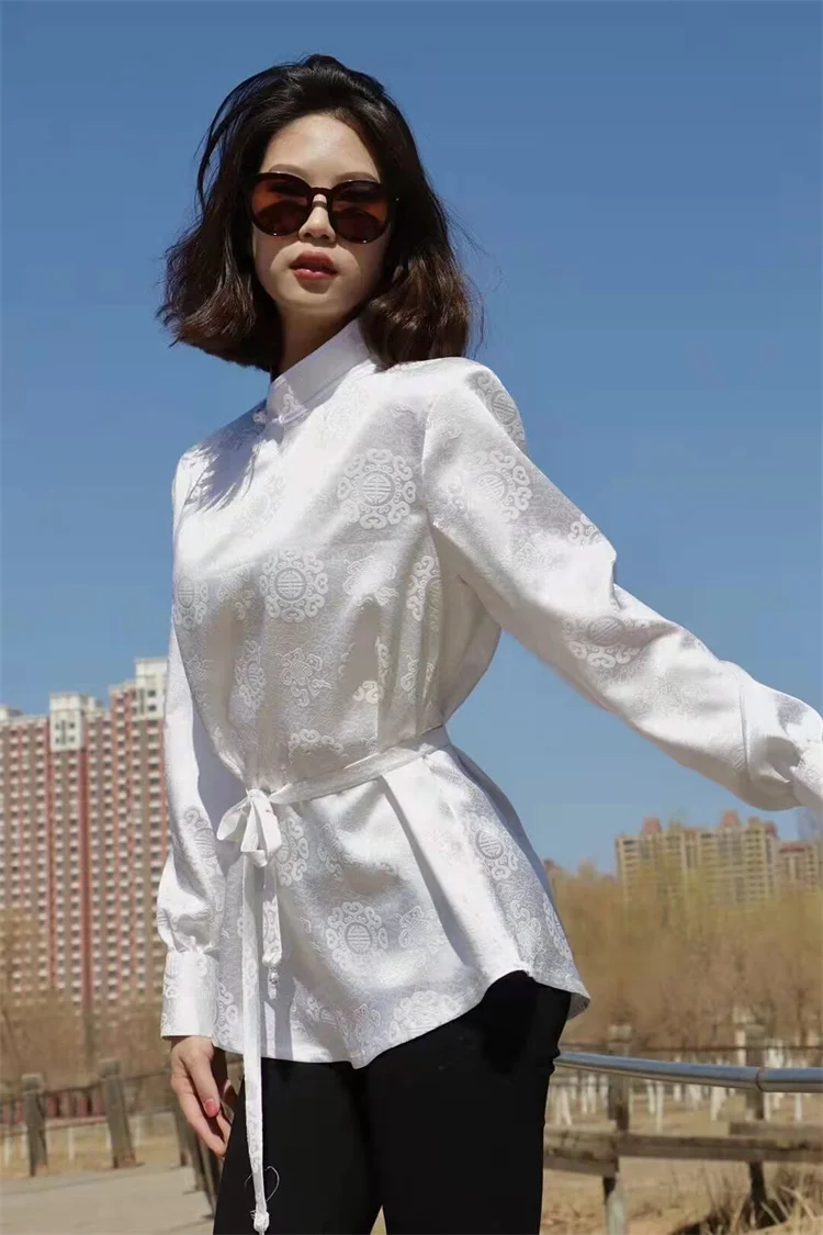 Spring Autumn Mongolian Women's Tops Blouse Improved Version Chinese Ethnic Style
Spring Autumn Mongolian Women's Tops Blouse Improved Version Chinese Ethnic Style