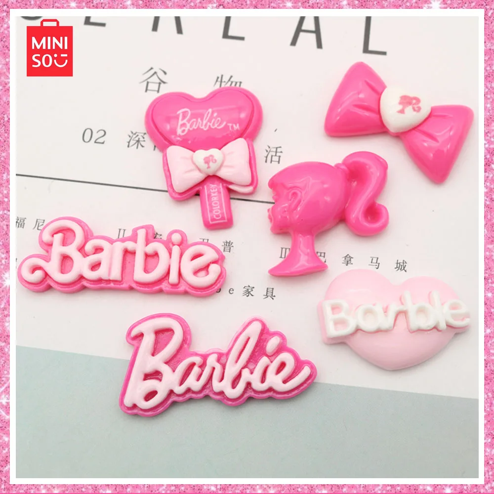 2023 Miniso Barbie Series Alphabet Diy Accessories Cream Gel Hair Clip Headband Phone Case Decoration Pink Halloween Girl Gift
2023 Miniso Barbie Series Alphabet Diy Accessories Cream Gel Hair Clip Headband Phone Case Decoration Pink Halloween Girl Gift