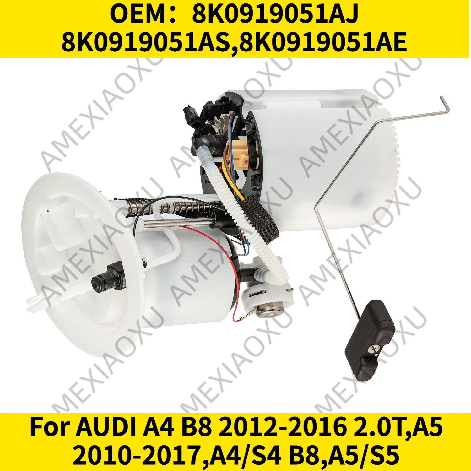 1PC OEM:8K0919051AJ,8K0919051AS,8K0919051AE For AUDI A4 B8 2012-2016 2.0T,A5 2010-2017,A4/S4 B8,A5/S5 Fuel Pump Module Assembly
1PC OEM:8K0919051AJ,8K0919051AS,8K0919051AE For AUDI A4 B8 2012-2016 2.0T,A5 2010-2017,A4/S4 B8,A5/S5 Fuel Pump Module Assembly