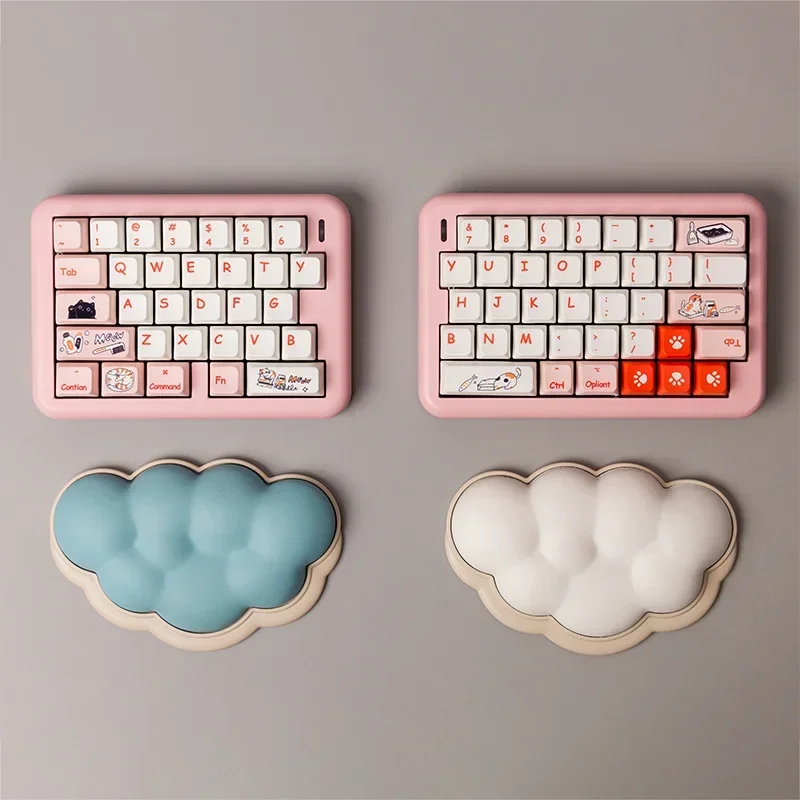 NEW Cute Cat Split Keyboard Aluminum Alloy Anode Electrophoresis Custom Tri Mode Wired/Wireles Split Mechanical Keyboard DIY Kit
NEW Cute Cat Split Keyboard Aluminum Alloy Anode Electrophoresis Custom Tri Mode Wired/Wireles Split Mechanical Keyboard DIY Kit