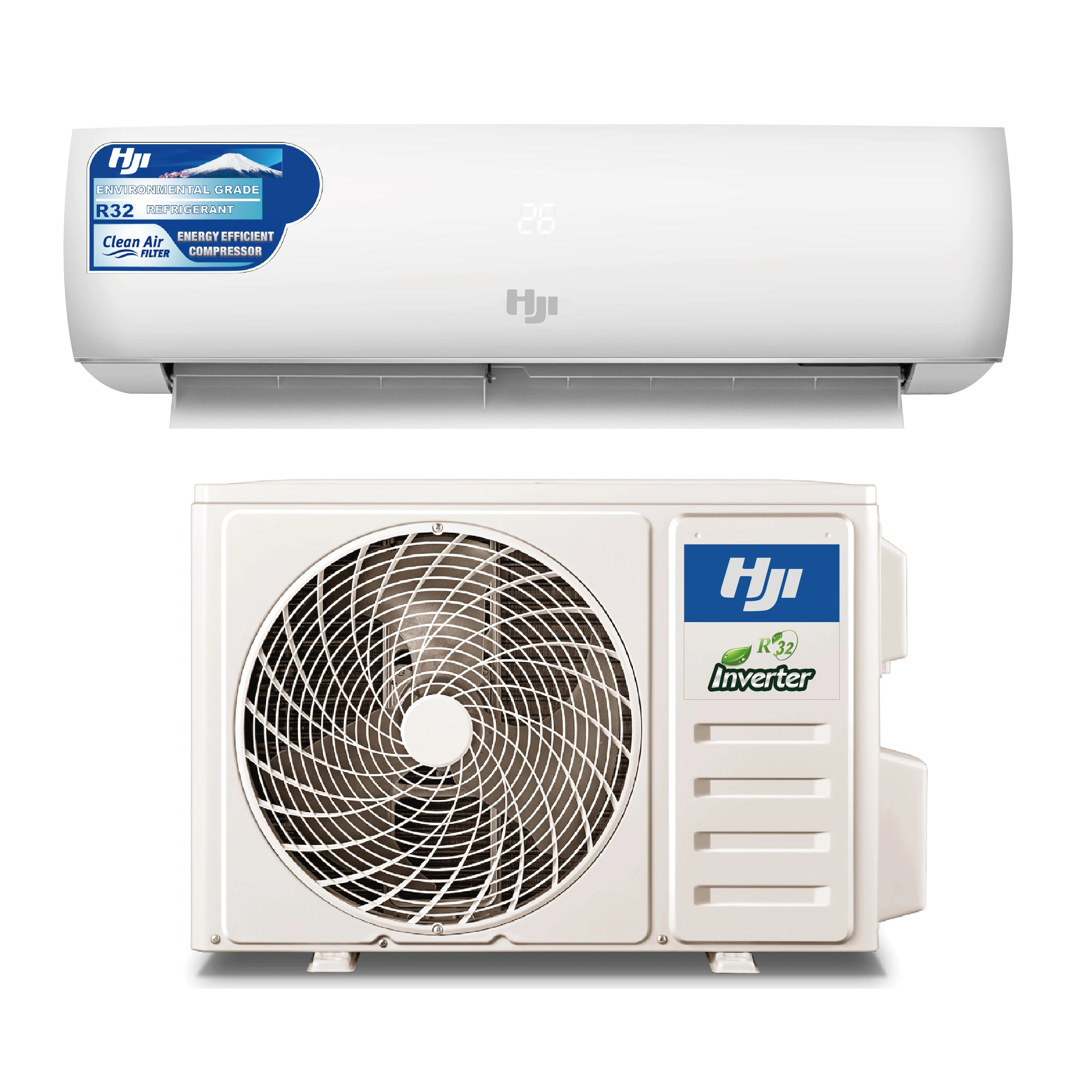Split Air Conditioner 1.5HP / 9000 BTU Inverter R32 Eco-friendly Cooling System
Split Air Conditioner 1.5HP / 9000 BTU Inverter R32 Eco-friendly Cooling System