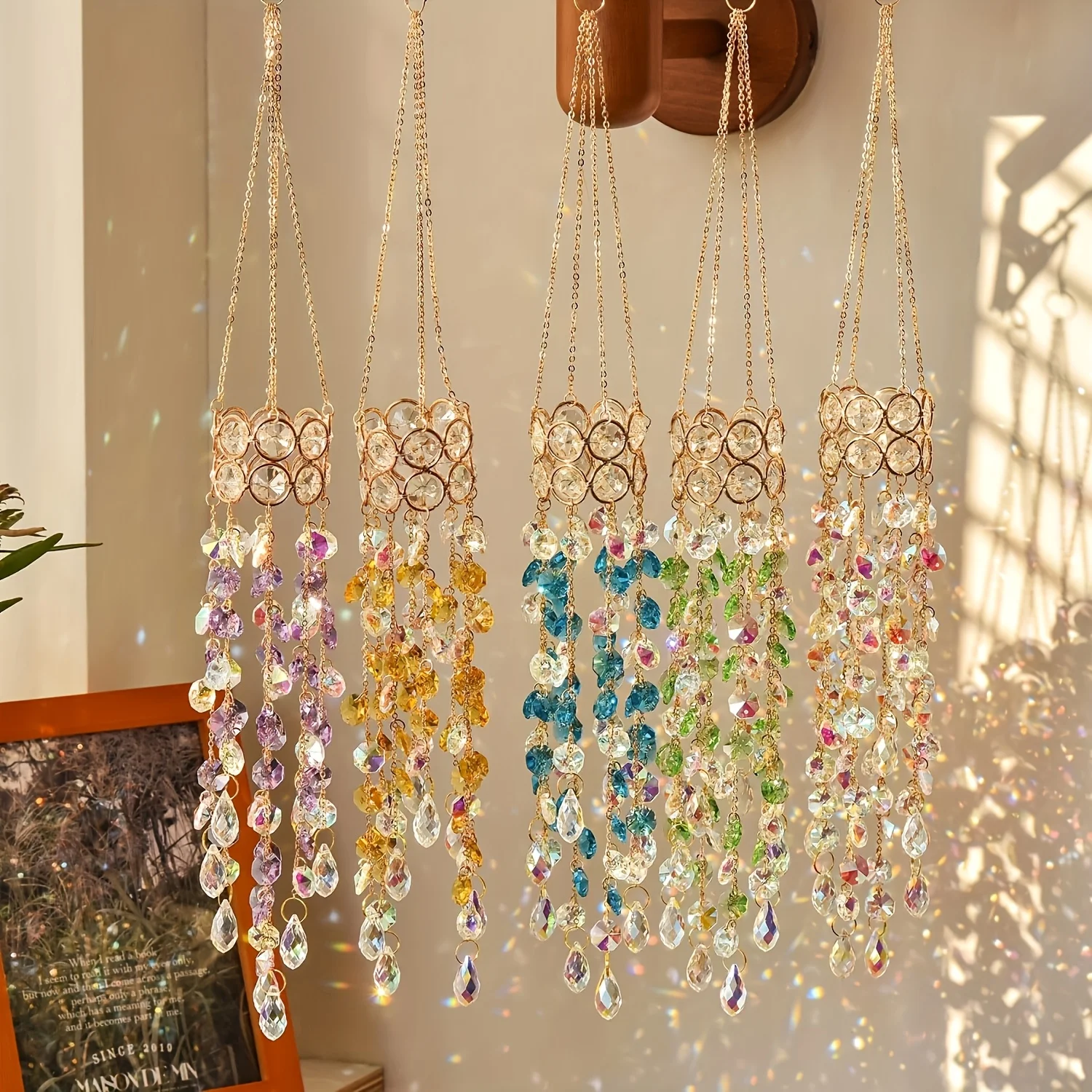 Suspend Suncatcher Crystal Chakra Windowsill Garden Decoration Sun Catcher Rainbow Maker Stained Glass Outdoor Decoration Gifts
Suspend Suncatcher Crystal Chakra Windowsill Garden Decoration Sun Catcher Rainbow Maker Stained Glass Outdoor Decoration Gifts