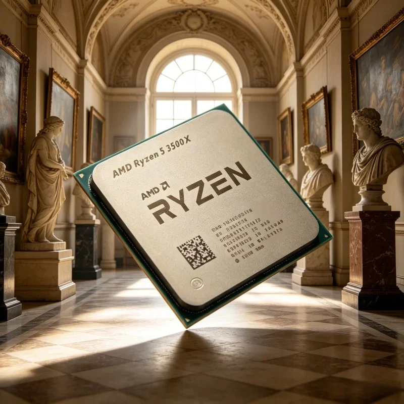 AMD Six-Core Six-Thread Socket AM4 Without Package Desktop CPU Ryzen 5 3500X R5 3500X 3.6GHz 7NM 65W L3=32M 100-000000158