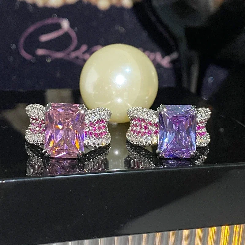 MDLFES Moiss..n Diamond Style Кольцо с высокоуглеродистым розовым бриллиантом женское персонализированное кольцо с открытым указательным пальцем и прозрачным драгоценным камнем
MDLFES Moiss..n Diamond Style Кольцо с высокоуглеродистым розовым бриллиантом женское персонализированное кольцо с открытым указательным пальцем и прозрачным драгоценным камнем