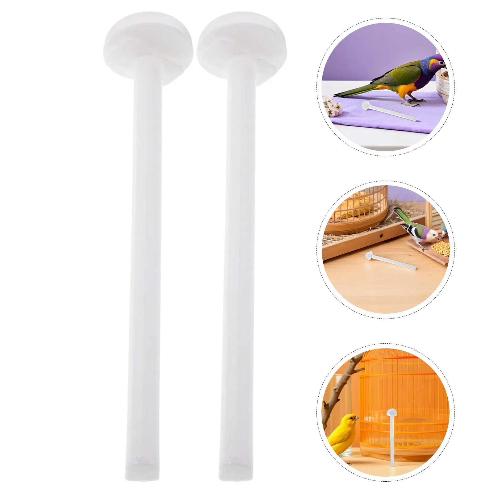 50Pcs Plastic Bird Perch Stands Small Parrots Cage Accessories Interactive Stable Resting Platform Bird Cage Perch Set
50Pcs Plastic Bird Perch Stands Small Parrots Cage Accessories Interactive Stable Resting Platform Bird Cage Perch Set