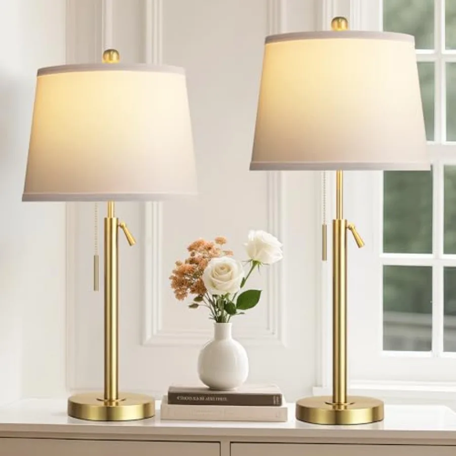 Tall Table Lamps Set of 2 Modern Table Lamps with White Shade for Living Room Height Adjustable Nightstand Lamps for Bedroom 3
Tall Table Lamps Set of 2 Modern Table Lamps with White Shade for Living Room Height Adjustable Nightstand Lamps for Bedroom 3