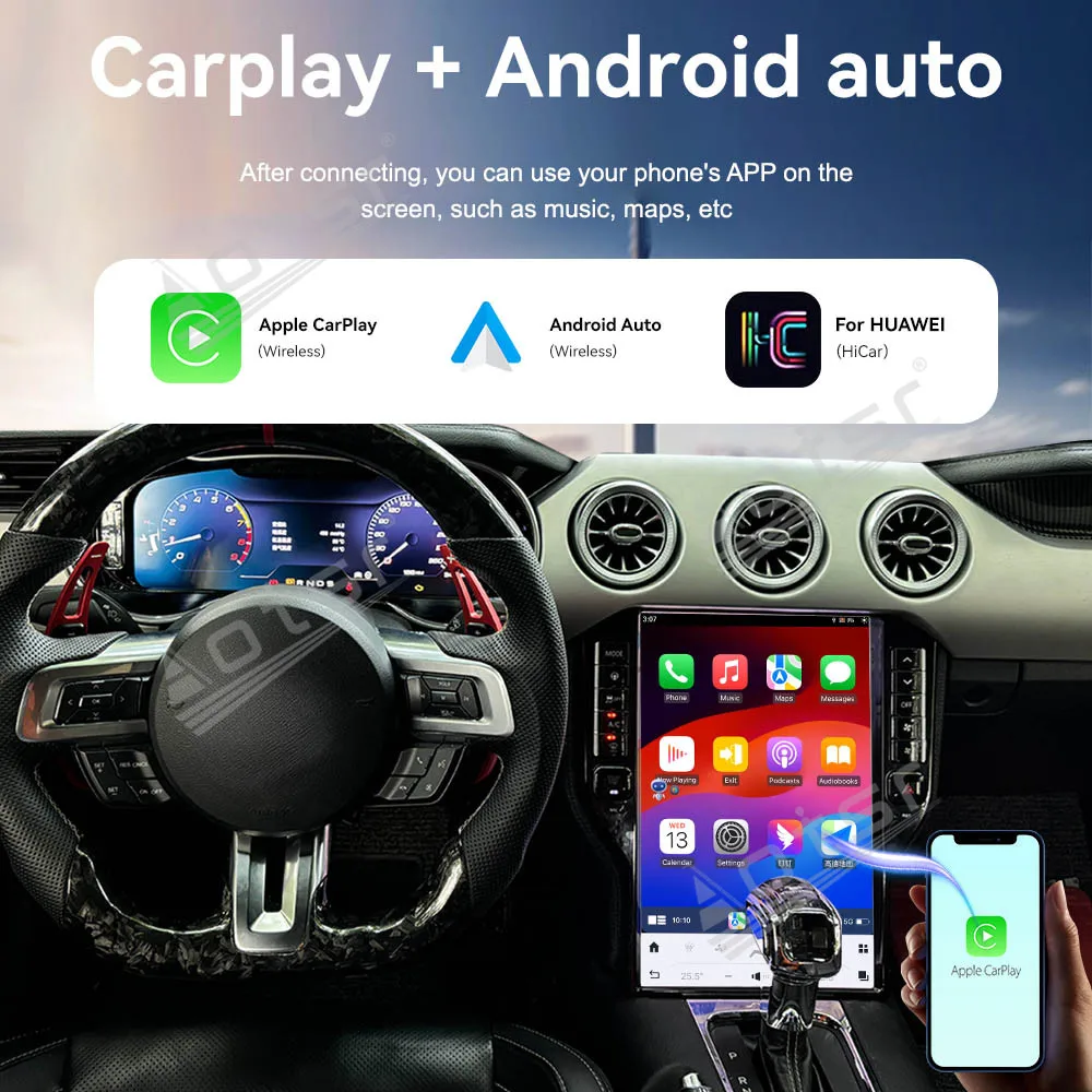 14.5 Inch CarPlay GPS Navigation Car Radio Android 14 For Ford Mustang 2015-2021 Head Unit Recorder Stereo Multimedia Player
14.5 Inch CarPlay GPS Navigation Car Radio Android 14 For Ford Mustang 2015-2021 Head Unit Recorder Stereo Multimedia Player