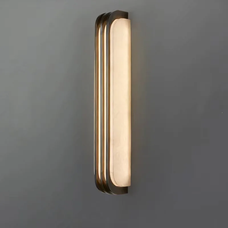 Light Luxury Italian Style All Copper Spanish Marble Wall Lamp Creative Minimalist Bedroom Study Living Room Corridor Lighting
Light Luxury Italian Style All Copper Spanish Marble Wall Lamp Creative Minimalist Bedroom Study Living Room Corridor Lighting