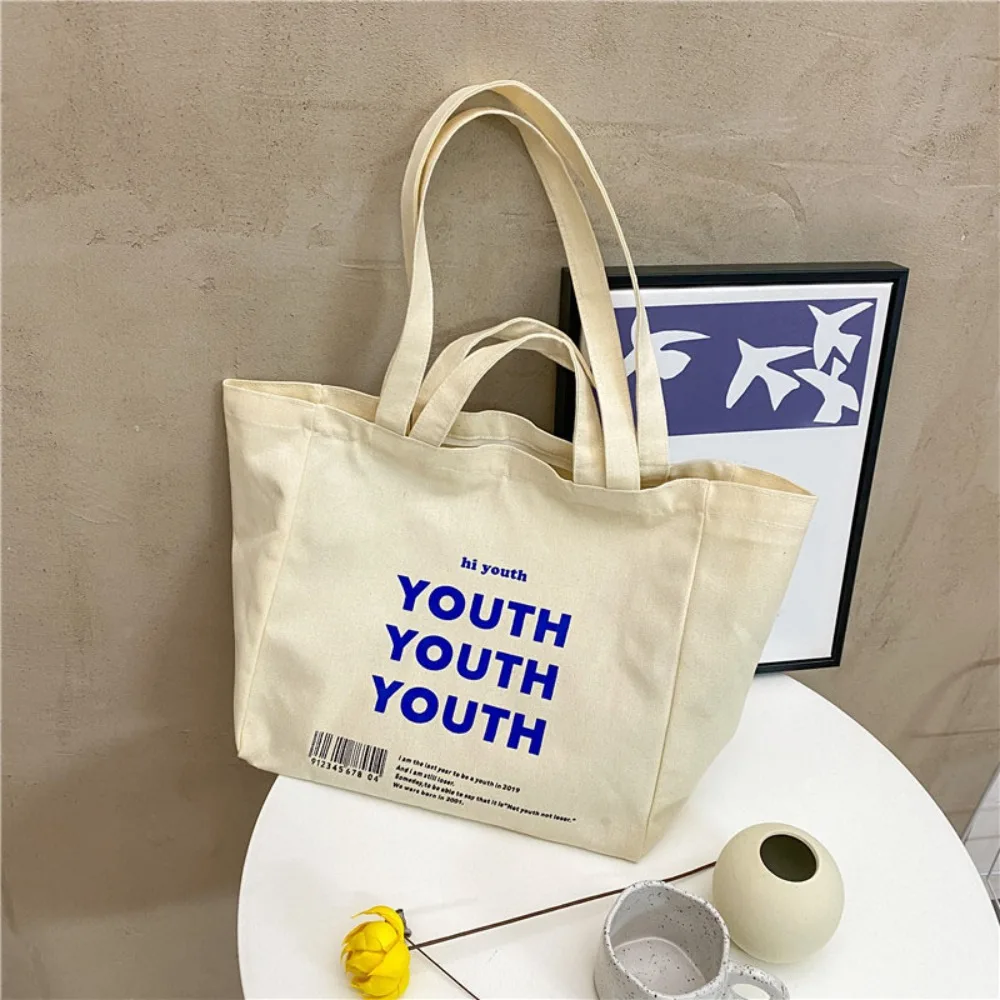Soft Large Capacity Letter Print Tote Bag Shopping Handbag Woman Shoulder Bag Casual Zipper Literary Canvas Shoulder Bag Work
Soft Large Capacity Letter Print Tote Bag Shopping Handbag Woman Shoulder Bag Casual Zipper Literary Canvas Shoulder Bag Work