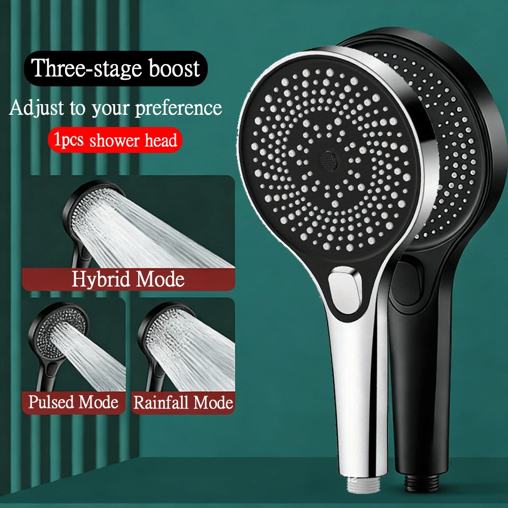 13cm Shower Head 3 Modes Adjustable High Quality High Pressure Water Saving Flow Shower Faucet Nozzle Bathroom Accessories
13cm Shower Head 3 Modes Adjustable High Quality High Pressure Water Saving Flow Shower Faucet Nozzle Bathroom Accessories