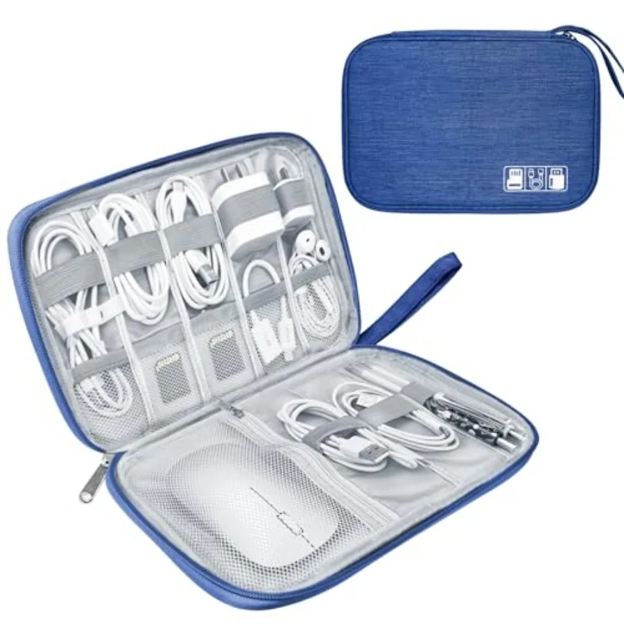 Electronics Travel Organizer, Portable Waterproof Electronic Travel Storage Bag for Small Charging Cord Storage, Charger, Small
Electronics Travel Organizer, Portable Waterproof Electronic Travel Storage Bag for Small Charging Cord Storage, Charger, Small