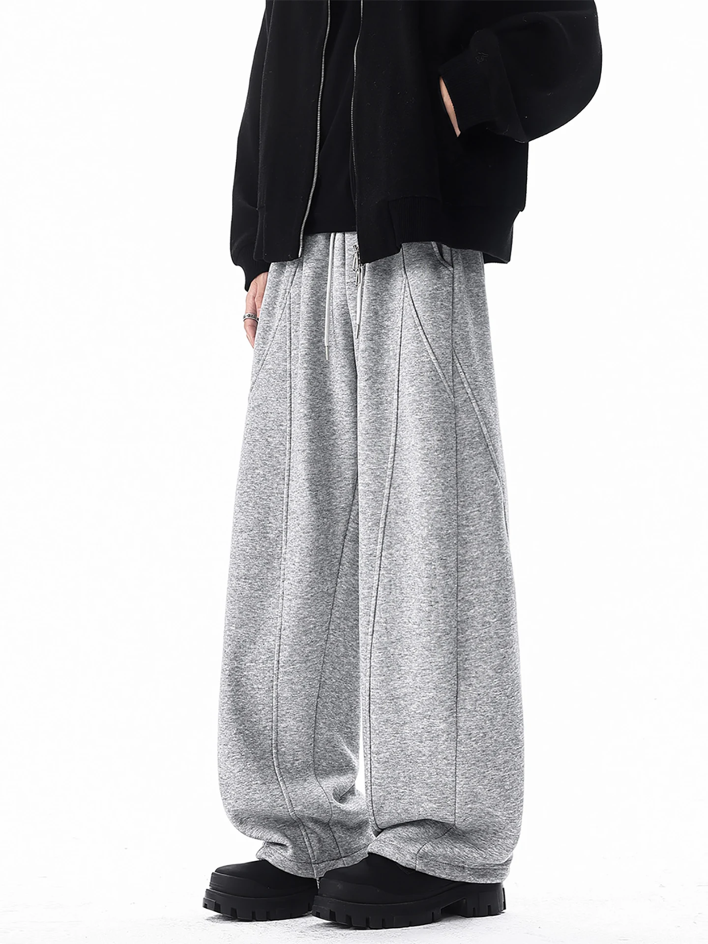 Брюки Boyue Street Sle Deconstructed с широкими штанинами, повседневные, свободного кроя, спортивные, унисекс, однотонные, в стиле стритвир
Брюки Boyue Street Sle Deconstructed с широкими штанинами, повседневные, свободного кроя, спортивные, унисекс, однотонные, в стиле стритвир