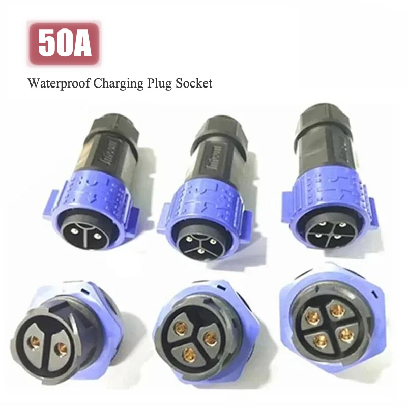 Waterproof M25 50A Electrical Cable Connector 500V IP67 2 3 4 Pin Self Locking E-bike Charging Power Aviation Panel Socket Plug
Waterproof M25 50A Electrical Cable Connector 500V IP67 2 3 4 Pin Self Locking E-bike Charging Power Aviation Panel Socket Plug