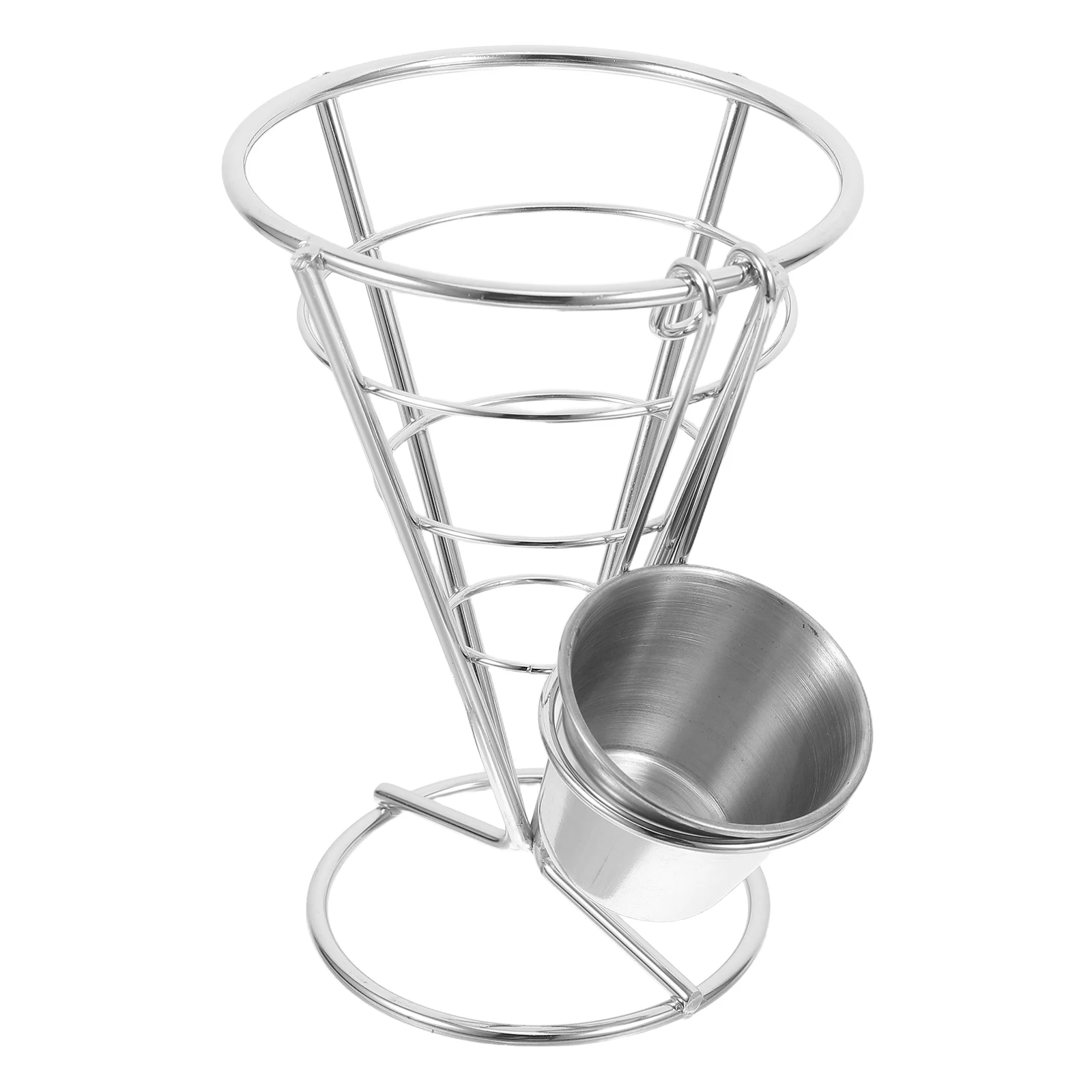 Fried Chicken Display Stand Holder Cones French Fry Wire Basket Fries Bin Rack Food Stainless Steel Metal Kitchen Bar
Fried Chicken Display Stand Holder Cones French Fry Wire Basket Fries Bin Rack Food Stainless Steel Metal Kitchen Bar