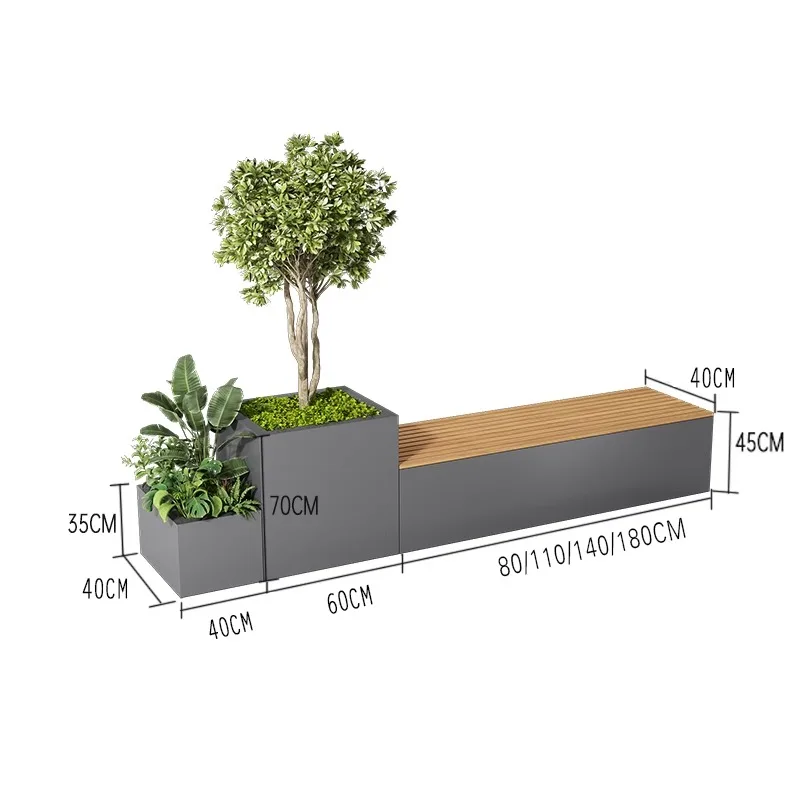 Outdoor Dining Garden Furniture Stainless Steel And Wood Metal Green Partition Flower Bed Plant Rack For Hotels
Outdoor Dining Garden Furniture Stainless Steel And Wood Metal Green Partition Flower Bed Plant Rack For Hotels