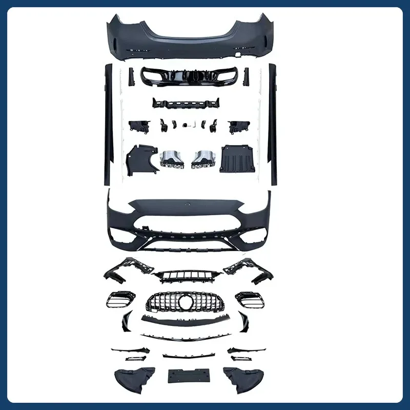 For W206 C-Class Body Kit Upgrade To C63S Style Plastic Car Bumpers 
For W206 C-Class Body Kit Upgrade To C63S Style Plastic Car Bumpers