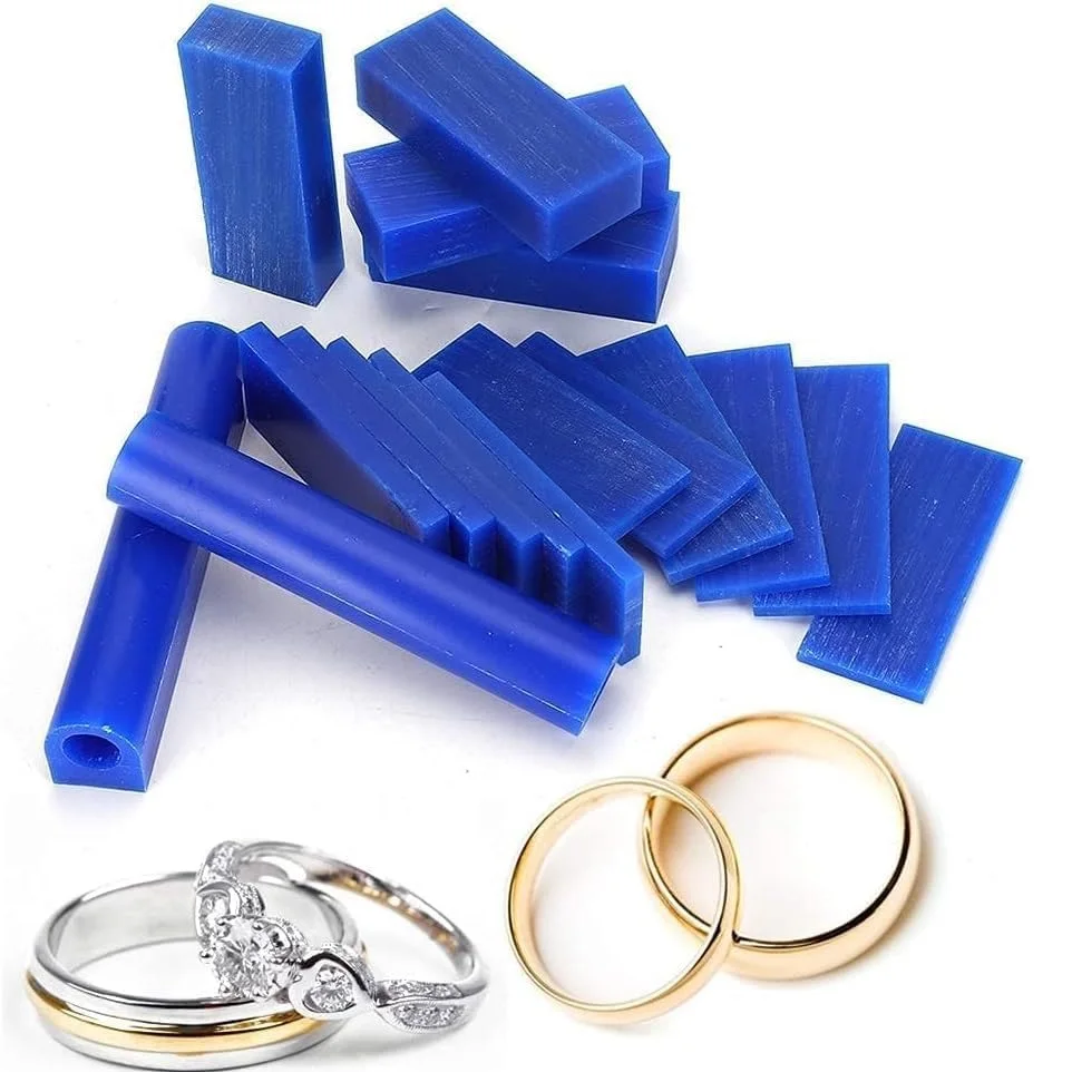 15PCS Blue Carving Wax Blocks Ring Mold Kit and 2pcs Wax Tubes for Lost Wax Casting Jewelry Making DIY Tools
15PCS Blue Carving Wax Blocks Ring Mold Kit and 2pcs Wax Tubes for Lost Wax Casting Jewelry Making DIY Tools