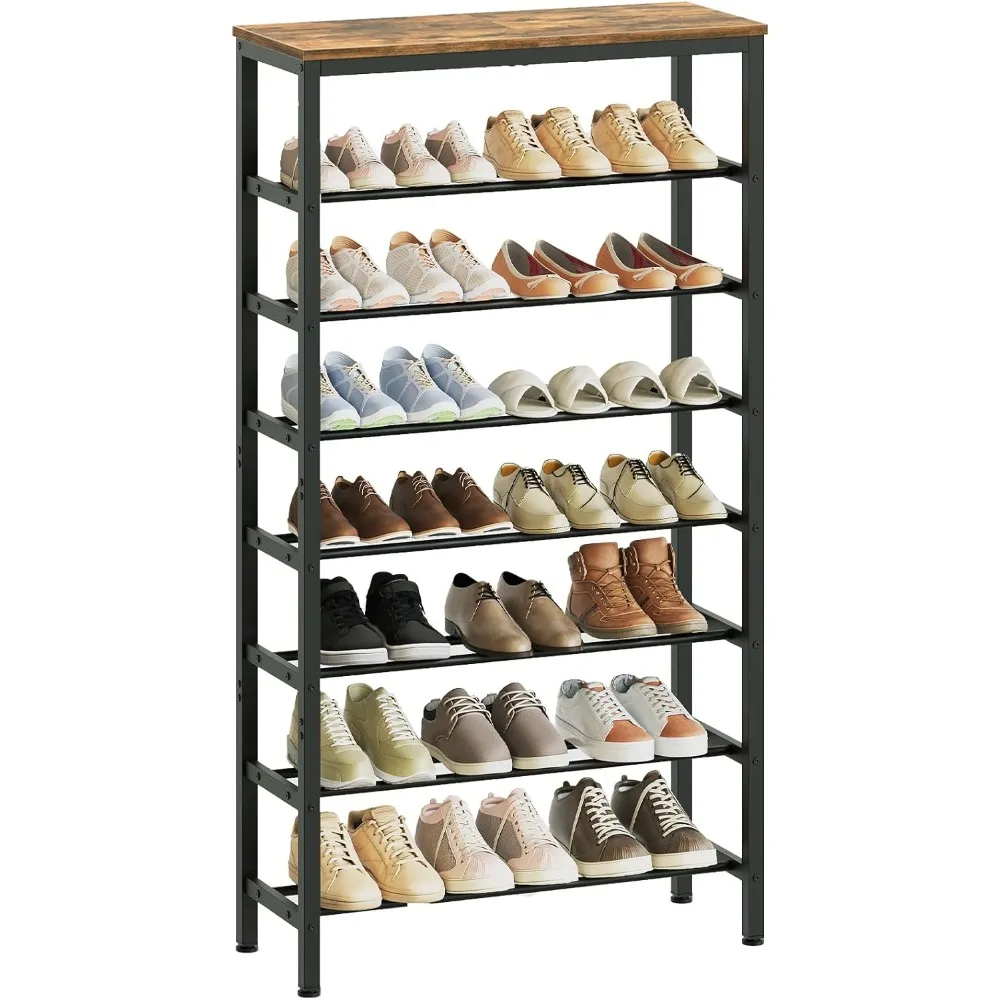8 Tier Tall Shoe Rack, Large-Capacity Shoe Storage Organizer, Free Standing Shoe Shelf , Adjustable Metal Organizer
8 Tier Tall Shoe Rack, Large-Capacity Shoe Storage Organizer, Free Standing Shoe Shelf , Adjustable Metal Organizer