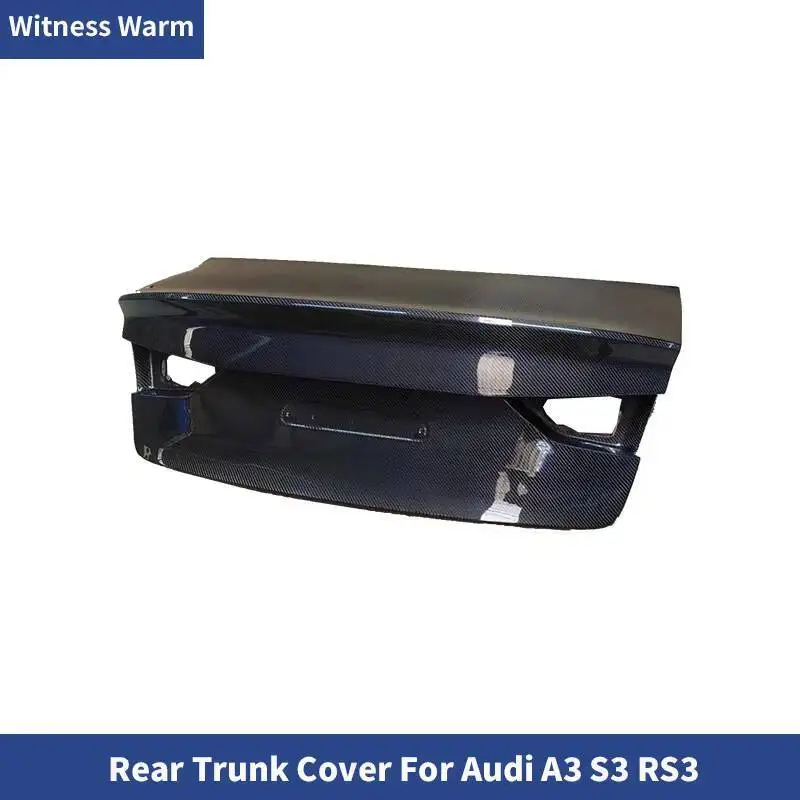 Carbon Fiber Rear Trunk Hood Panel Decklid Trim Cover Carbon sunroof for Audi A3 S3 RS3 12-18 Car body kit
Carbon Fiber Rear Trunk Hood Panel Decklid Trim Cover Carbon sunroof for Audi A3 S3 RS3 12-18 Car body kit