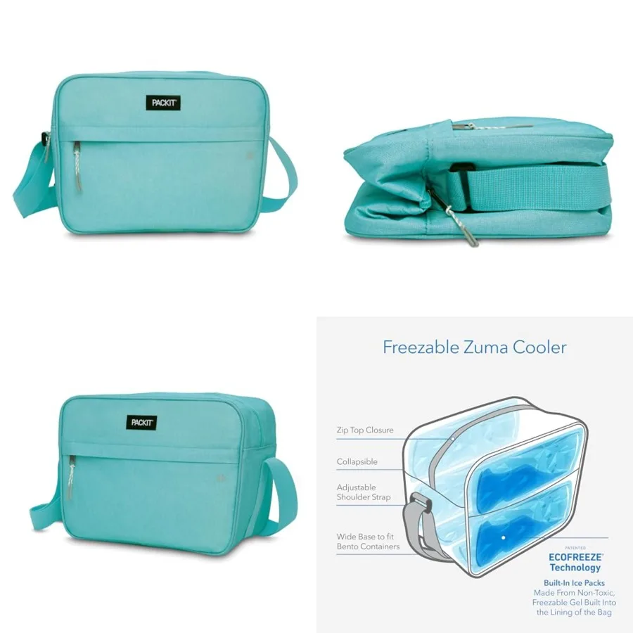 Freezable Zuma Can Cooler, Built with EcoFreeze Technology, Collapsible, Reusable, Zip Closure with Adjustable Shoulder Strap,
Freezable Zuma Can Cooler, Built with EcoFreeze Technology, Collapsible, Reusable, Zip Closure with Adjustable Shoulder Strap,