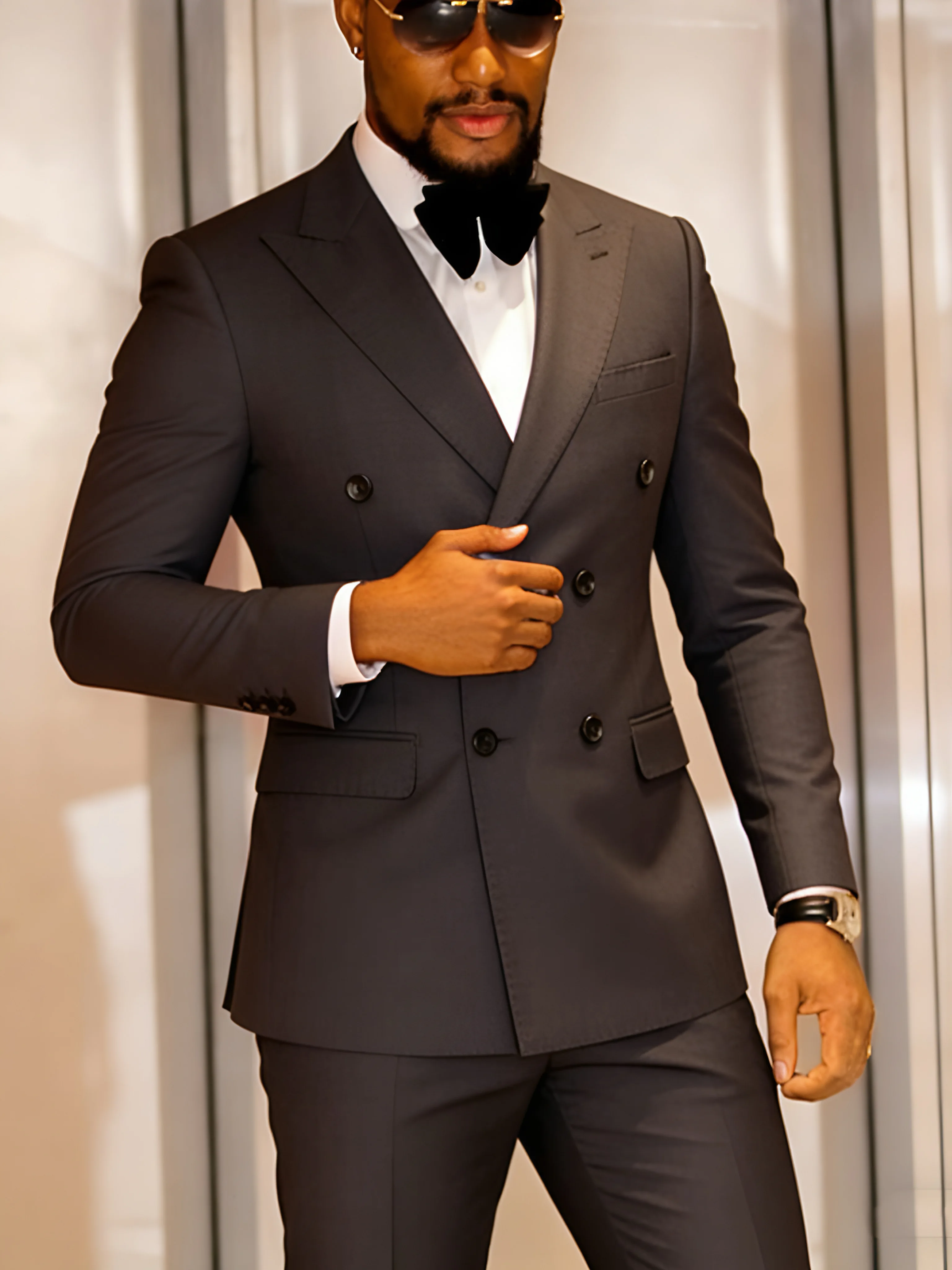 Men Suits 2 Piece Double Breasted Tuxedo Colored Formal Suits for Men
Men Suits 2 Piece Double Breasted Tuxedo Colored Formal Suits for Men