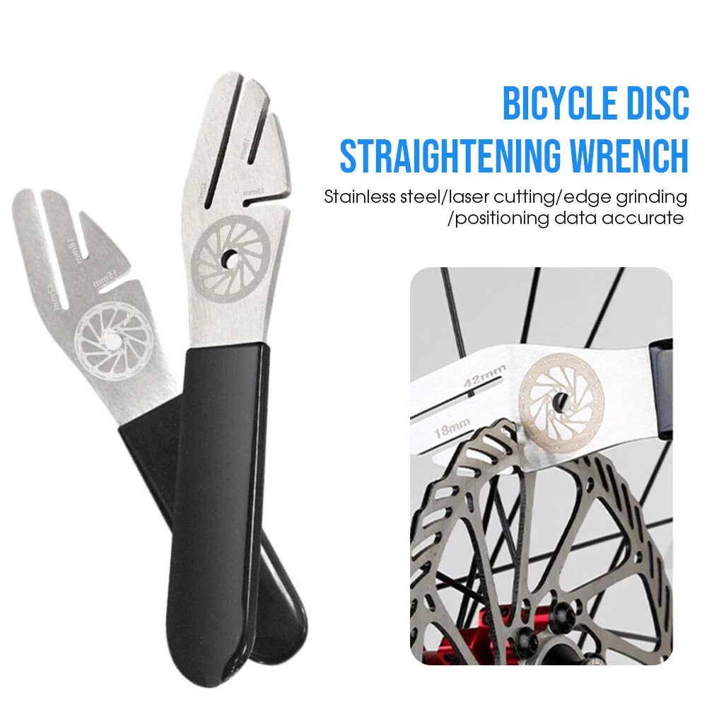 Stainless Steel Bike Repair Bicycle Tool Disc Brake Rotor Alignment Truing Tools Flattening Correction Wrench LA-AA462
Stainless Steel Bike Repair Bicycle Tool Disc Brake Rotor Alignment Truing Tools Flattening Correction Wrench LA-AA462