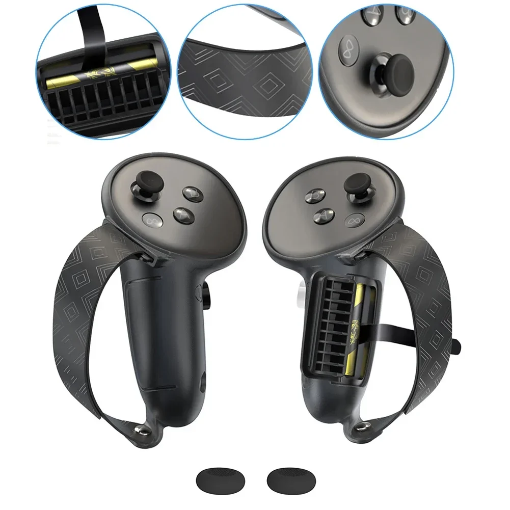 Silicone Controller Grips For Meta For Quest 3S Handle Protective Cover Anti-collision Covers VR Accessories
Silicone Controller Grips For Meta For Quest 3S Handle Protective Cover Anti-collision Covers VR Accessories