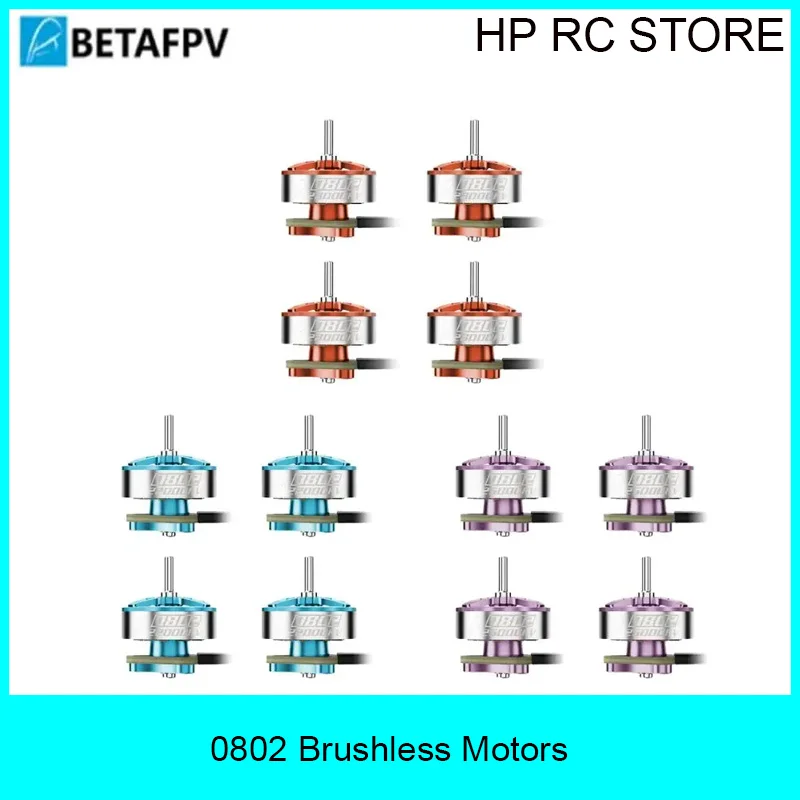 BETAFPV 0802 1S Brushless Motor 22000-28000KV 1.88g, 0.1mm Stator Core 1mm Shaft for Air75 II Meteor65 Tiny Whoop FPV Racing
BETAFPV 0802 1S Brushless Motor 22000-28000KV 1.88g, 0.1mm Stator Core 1mm Shaft for Air75 II Meteor65 Tiny Whoop FPV Racing