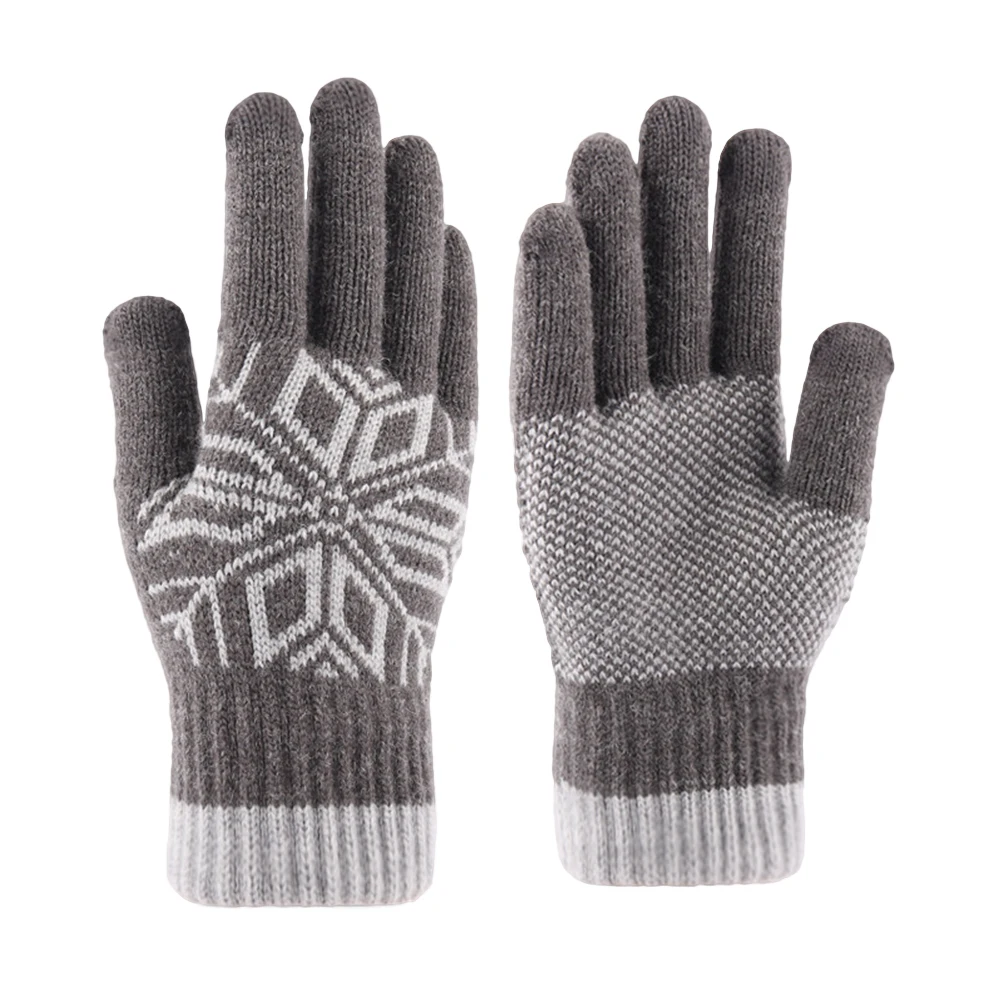 Warm Warm For Screen Touch Thermal Grey Thicken Knitted Knitted Thickened Winter Gloves Cycling Gloves
Warm Warm For Screen Touch Thermal Grey Thicken Knitted Knitted Thickened Winter Gloves Cycling Gloves