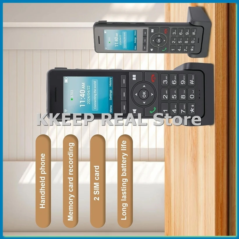 Сетевой беспроводной телефон с цветным экраном 2,4, настольный телефон VoIP с двумя SIM-картами и Wi-Fi BT для домашней связи-A79U
Сетевой беспроводной телефон с цветным экраном 2,4, настольный телефон VoIP с двумя SIM-картами и Wi-Fi BT для домашней связи-A79U