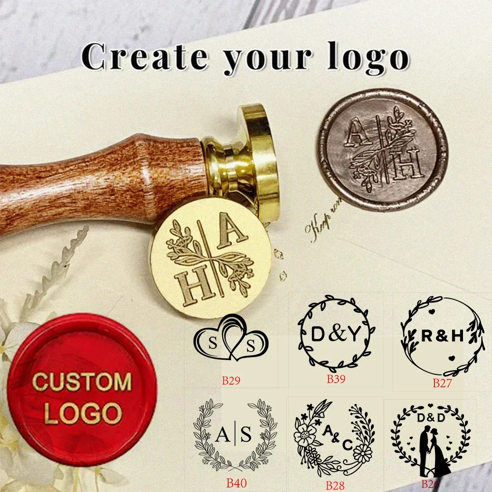 Custom Stamps Personalized Logo Wedding Metal Stamps Custom Wax Seals Stamp Customize Your Own Logo Gift Stamps Invitation Stamp
Custom Stamps Personalized Logo Wedding Metal Stamps Custom Wax Seals Stamp Customize Your Own Logo Gift Stamps Invitation Stamp