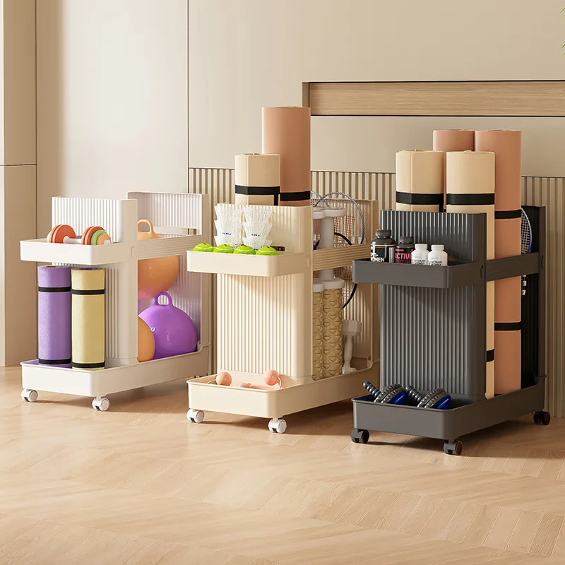 Yoga mat storage basket Home living room Bedroom trolley Fitness equipment Sundries storage rack Multifunctional crevice rack
Yoga mat storage basket Home living room Bedroom trolley Fitness equipment Sundries storage rack Multifunctional crevice rack