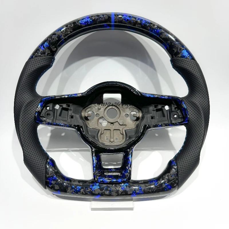 Blue Forged Carbon Fiber Sport Steering Wheel Punched Leather for MK7 MK6 MK5 Golf R GTI GTS GTD GTI Golf 7 Golf
Blue Forged Carbon Fiber Sport Steering Wheel Punched Leather for MK7 MK6 MK5 Golf R GTI GTS GTD GTI Golf 7 Golf
