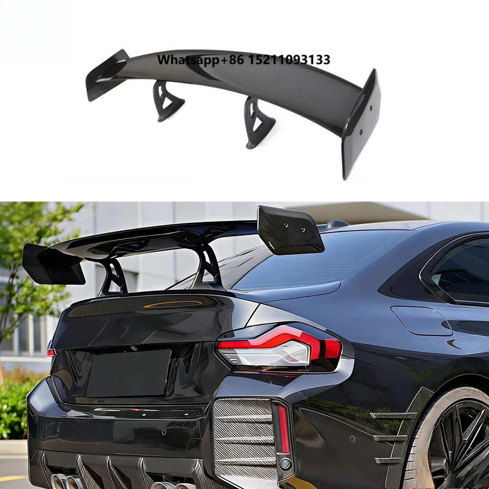 G87 M2 Dry Carbon Fiber High Wing Tail Car Bumper Rear Spoiler Wing forM2 CS Tail M240i M Sports Coupe 2-Door 2022-2025
G87 M2 Dry Carbon Fiber High Wing Tail Car Bumper Rear Spoiler Wing forM2 CS Tail M240i M Sports Coupe 2-Door 2022-2025
