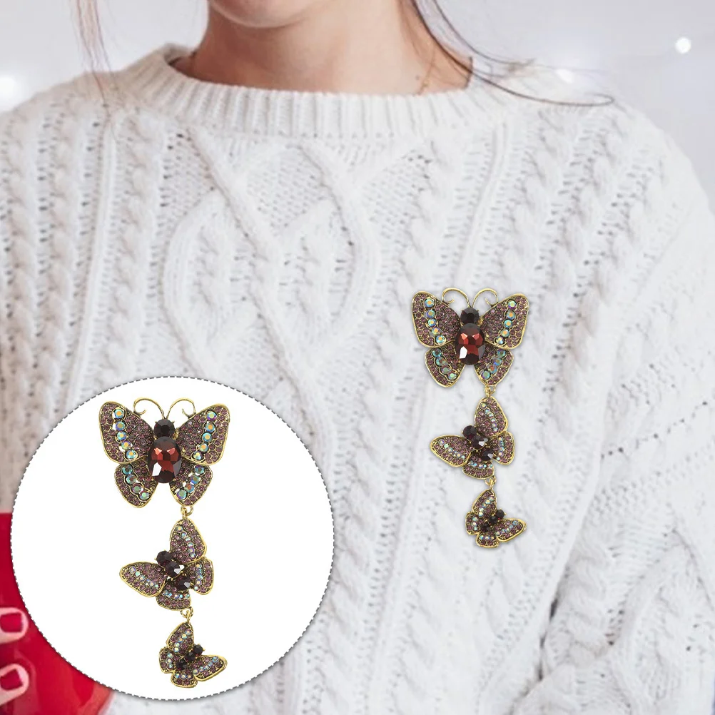 2Pcs Butterfly Brooch Vintage Rhinestone Pin Party Brooch Prop Scarf Shawl Hat Lapel Pin Brooches for Women Butterfly Brooches
2Pcs Butterfly Brooch Vintage Rhinestone Pin Party Brooch Prop Scarf Shawl Hat Lapel Pin Brooches for Women Butterfly Brooches